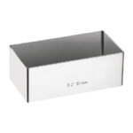 Mini-Tortenring rechteckig 8 x 4cm