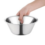 Vogue Teigschüssel konisch Edelstahl 1L – Bild 3