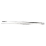 Edelstahlpinzette Micro mit schmaler Spitze 30cm