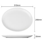Olympia Athena ovale Coupeteller 30,5cm (6 Stück) – Bild 9