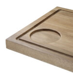 Olympia Steakbrett Akazienholz mit Aussparung 31 x 24cm – Bild 4