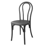 Bolero Soho Bentwood Style Harzstühle Schwarz (4 Stück)