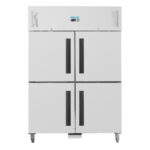 Polar Serie G Gefrierschrank Edelstahl mit geteilten Türen 1200L – Bild 6