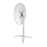 Bolero runder klappbarer Tisch Edelstahl 1 Bein 60cm – Bild 4