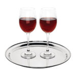 Olympia rundes Serviertablett Edelstahl 30,5cm – Bild 6