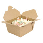 Fiesta Compostable Food Box zum Mitnehmen - 600ml (400 Stück) – Bild 2