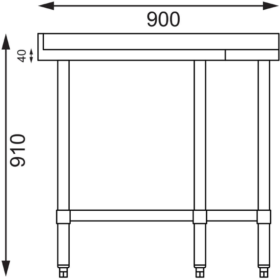 download_qars-wo.jpg Vogue Arbeitsecktisch mit Aufkantung und Regalboden 90 x 70cm – Bild 1