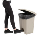 Jantex Küchenpedaleimer beige 45L – Bild 5