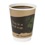 Fiesta Compostable Kompostierbare Heißgetränkebecher doppelwandig 35,5cl (500 Stück) – Bild 8
