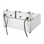 Buffalo Doppel-Elektrofritteuse mit Timer 2x5Ltr – Bild 6
