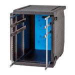Cambro isolierter Frontlader Lebensmitteltransportbehälter 155L mit verstellbaren Schienen – Bild 6