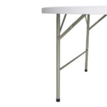 Bolero runder Klapptisch weiß 153cm – Bild 6