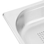 Vogue GN-Behälter Edelstahl 6,5cm GN1/1 gelocht – Bild 5