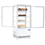 Polar C-Series Energiesparender Kühlschrank mit Gebogener Tür Weiß 86Ltr – Bild 4