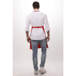Chef Works Latzschürze Rot – Bild 6