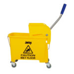 Jantex Moppeimer mit Mopppresse gelb 20L – Bild 2