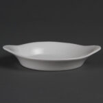Olympia Whiteware runde Gratinschalen weiß 15,6 x 12,6cm (6 Stück) – Bild 5