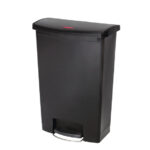 Rubbermaid Slim Jim Front Step Pedaleimer schwarz 90L – Bild 4