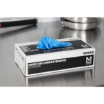 Hygiplas Vinylhandschuhe Blau puderfrei M (100 Stück) – Bild 6
