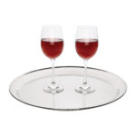 Olympia Serviertablett aus Edelstahl Rund 405mm – Bild 4