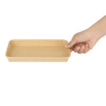 Fiesta Recycelbare Nr. 7 Sushi Tablett Basen 220x137mm (300 Stück) – Bild 4