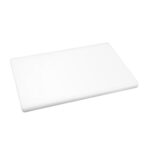 Hygiplas Dickes, niedrigdichtes, weißes Schneidebrett 450x300x20mm – Bild 6