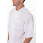 Chefs Works Montreal Cool Vent Unisex-Kochjacke mit kurzen Ärmeln Weiß M – Bild 6