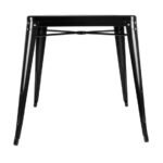 Bolero Bistro Quadratischer Stahltisch Schwarz - 660mm – Bild 2