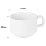 Olympia Athena stapelbare Kaffeetassen 20cl (24 Stück) – Bild 8