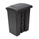 Jantex Küchenpedaleimer schwarz 65L – Bild 3