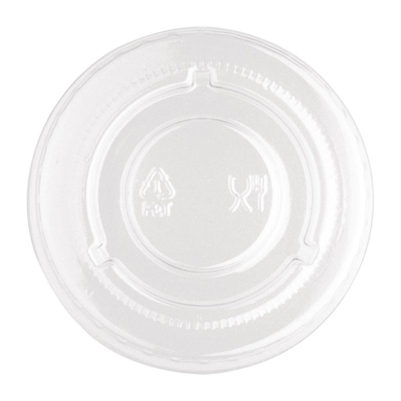 download_qtg4-jf.jpg Fiesta Becherdeckel aus recycelbarem PET-Bagasse, transparent (1000 Stück) – Bild 1