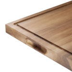 Olympia Steakbrett Akazienholz mit Aussparung 31 x 24cm – Bild 3