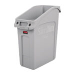 Rubbermaid Slim Jim Abfalleimer grau 49L – Bild 2