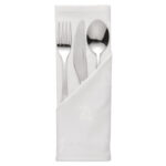 Mitre Luxury Luxor Servietten weiß 55cm (10 Stück)