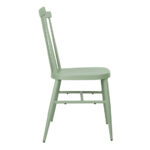 Bolero Windsor Aluminium-Grüne Stühle (4 Stück) – Bild 2