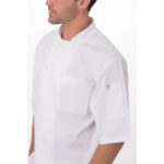 Chefs Works Montreal Cool Vent Unisex-Kochjacke mit kurzen Ärmeln Weiß S – Bild 6