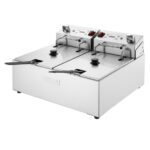 Buffalo Doppel-Elektrofritteuse mit Timer 2x5Ltr – Bild 5