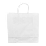 Fiesta Recycelbare Papiertüte mit Drehgriff Weiß - Klein (250 Stück) – Bild 5