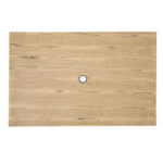 Bolero Kompletter Outdoor Tisch 120x76x76cm Helles Holz – Bild 4