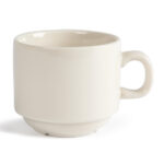 Olympia Ivory stapelbare Teetassen 21,3cl (12 Stück) – Bild 2
