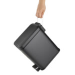 Jantex Schmaler Waschraum Mülleimer Schwarz 5Ltr – Bild 3
