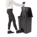 Jantex Küchenpedaleimer schwarz 65L – Bild 6