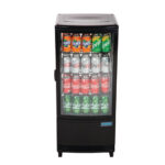 Polar C-Serie Energieeffizienter Kühlschrank mit gebogener Tür Schwarz 86Ltr – Bild 10