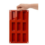 Pavoni Formaflex Backform Silikon 9 rechteckige Küchlein – Bild 7