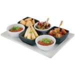 APS Pure rechteckige Sushiplatte weiß 35,5 x 18cm – Bild 3