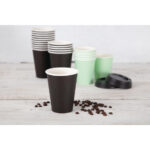 Fiesta Recyclable Coffee To Go Becher 340ml schwarz x1000 (1000 Stück) – Bild 6