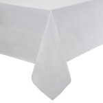 Mitre Luxury Satin Band Tischdecke weiß 178 x 274cm