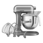 KitchenAid Schwere Standmixer Mit Schüssel 6,6Ltr Silber 5KSM70JPXBCU – Bild 3