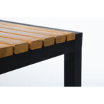 Bolero Stahl- und Akazienholz Barhocker (2 Stück) – Bild 6