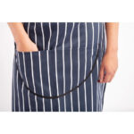 Whites Latzschürze mit Tasche blau-weiß gestreift – Bild 4